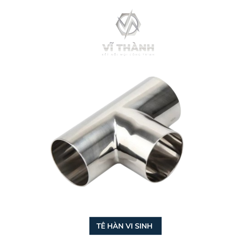 Tê hàn inox 304/316L vi sinh