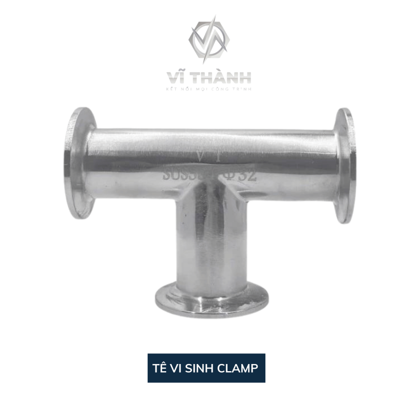 Tê Clamp Vi Sinh Inox 304